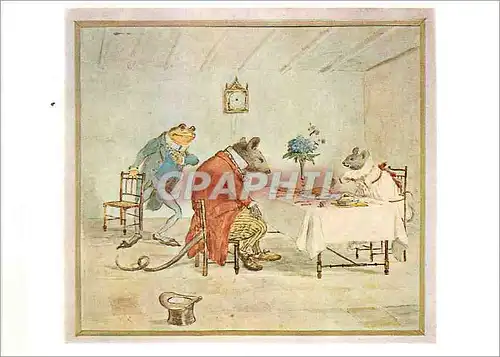 Moderne Karte Victoria and Albert Museum Water Colour Sketch by Randolph Caldecott for his Picture