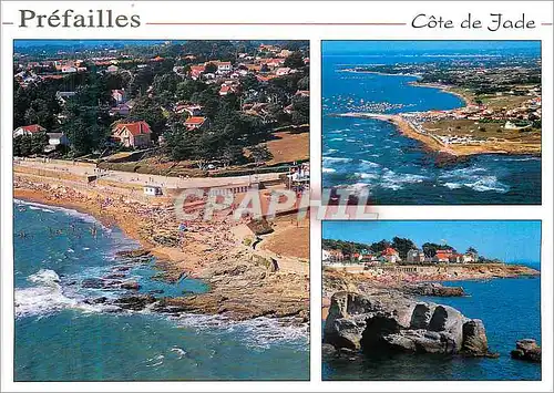Moderne Karte Prefailles Cote de Jade Sud Bretagne