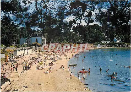 Cartes postales moderne Ile aux Moines (Morbihan) La Bretagne en Couleurs La Grande Plage a l'Heure du Bain