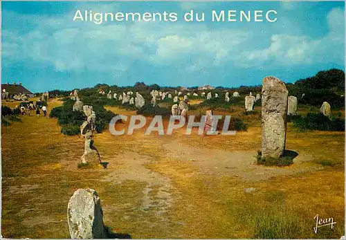 Cartes postales moderne Carnac La Bretagne Alignements du Menec