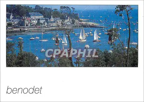Ansichtskarte AK Benodet (Finistere) le Port et l'Estuaire de l'Odet Couleurs de Bretagne