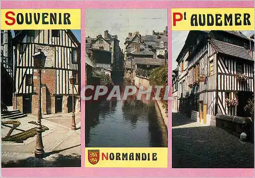 Ansichtskarte AK Pont Audemer (Eure) Maisons Anciennes Bras de la Risle