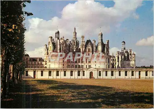 Ansichtskarte AK Chateau de Chambord Facade Sud