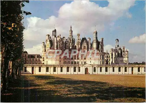 Cartes postales Chateau de Chambord Facade Sud