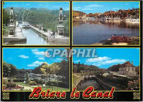 Cartes postales Briare le Canal (Loiret) le Pont Canal le Port Plaisance