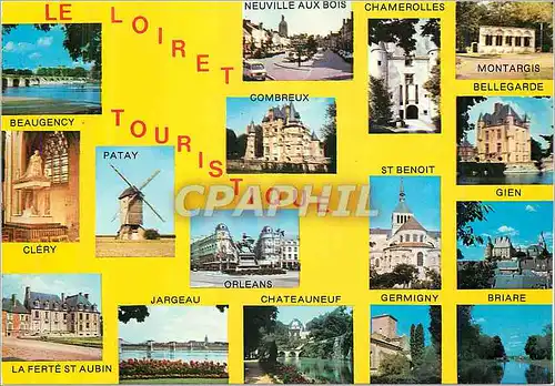 Cartes postales Tourisme en Loiret Orleans Clery Beaugency