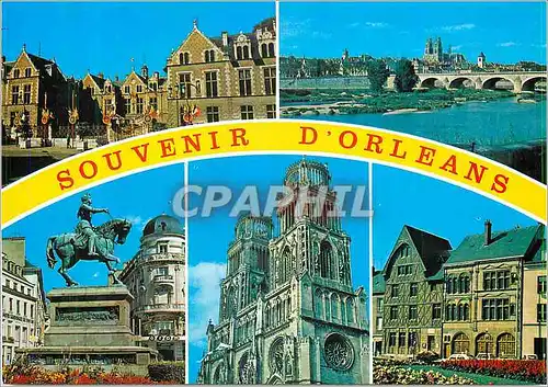 Cartes postales Orleans (Loiret) l'Hotel de Ville la Loire