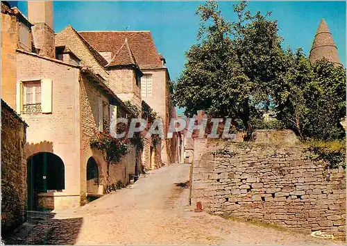 Moderne Karte Sarlat (Dordogne) Capitale du Perigord Noir