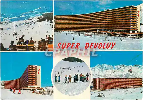 Moderne Karte Super devoluy les Hautes Alpes (Alt 1500 2500m)