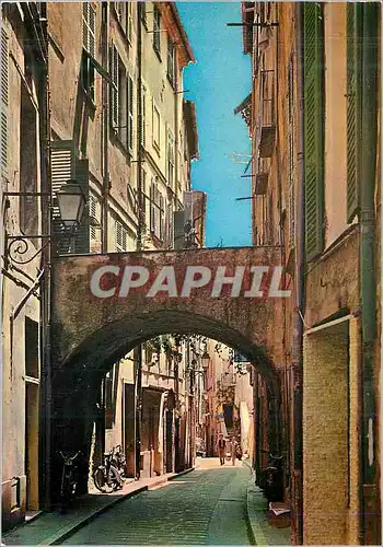Cartes postales moderne Menton Alpes Maritimes la Rue Longue les Sites Merveilleux de la Cote d'Azur