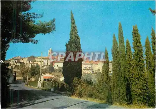 Moderne Karte Mougins Village Entree Principale la Cote d'Azur