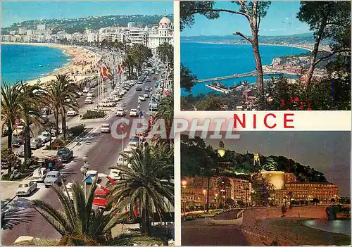 Cartes postales moderne Nice Cote d'Azur French Riviera la Promenade des Anglais