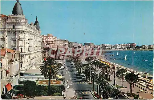 Moderne Karte Cannes (A M) la Cote d'Azur le Carlton Hotel le Miramar