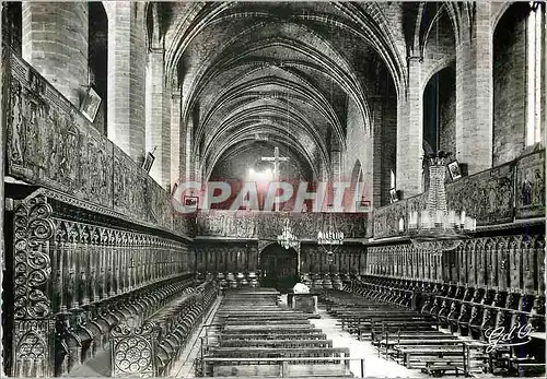Cartes postales moderne la Chaise Dieu (Hte Loire) l'Auvergne Interieur de l'Abbaye St Robert