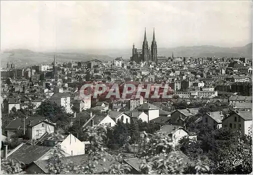 Moderne Karte Clermont Ferrand Vue Generale