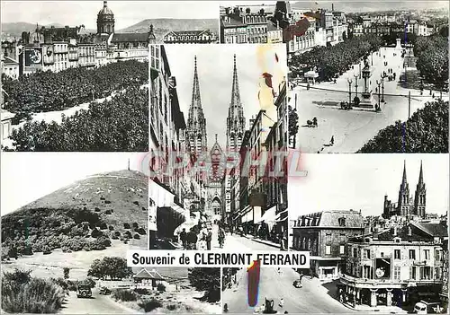Cartes postales moderne Clermont Ferrand Place de Jaude Cathedrale