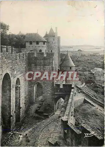 Moderne Karte Carcassonne la Porte d'Aude