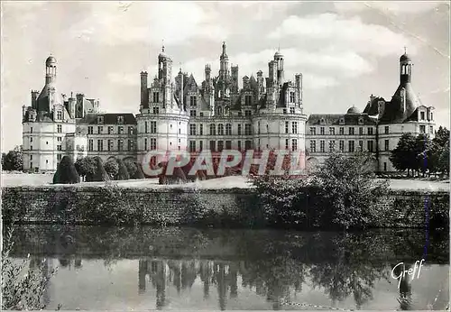 Moderne Karte Chambord (Loir et Cher) Chateau de la Loir Facade Nord