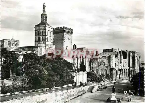 Cartes postales moderne Avignon (Vaucluse) Palais de Papes et Notre Dame