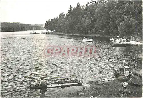 Cartes postales moderne Lac des Settons L'Arrivee de la Vedette Bateaux