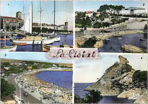Cartes postales moderne La Ciotat Le Port Le Mugel La Plage Rocher du Capucin