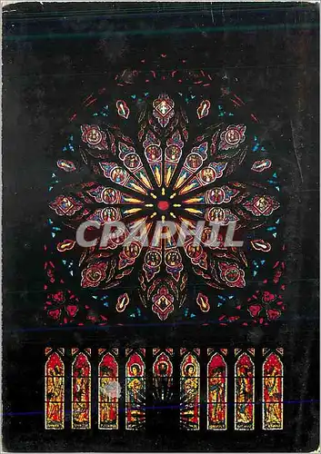 Cartes postales moderne Norway The Nidaros Cathedral The Rose Window
