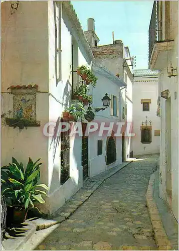 Cartes postales moderne Sitges Rue typique