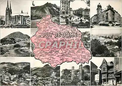 Cartes postales moderne Puy de Dome Clermont Ferrand Sancy Chatelguyon
