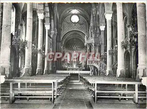 Moderne Karte Pelerinage de Notre Dame de la Salette Interieur de la Basilique