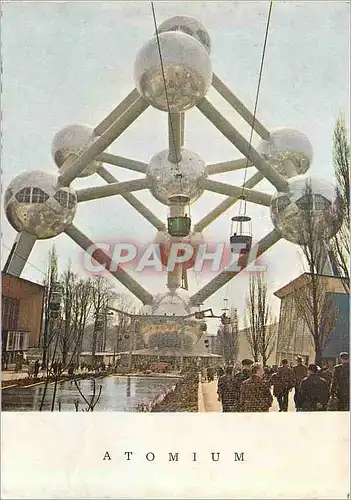 Moderne Karte Atomium Belgique
