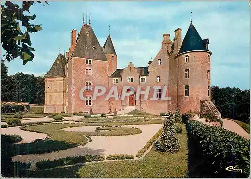 Moderne Karte Blancafort le Chateau XVe Facade Ouest