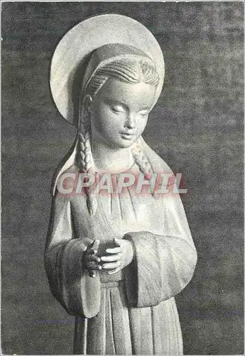 Moderne Karte Chapelle de la Medaille Miraculeuse une Petite Fille cette Reine des Anges Georges Bernanos