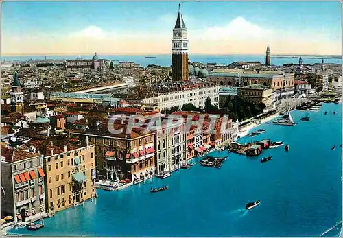 Moderne Karte Venezia Vue Generale Prise de la Salute