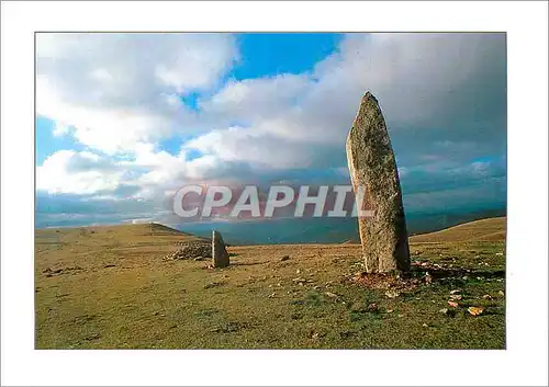 Moderne Karte Lozere Menhirs des Bondons