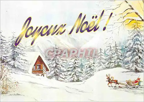 Moderne Karte Joyeux Noel