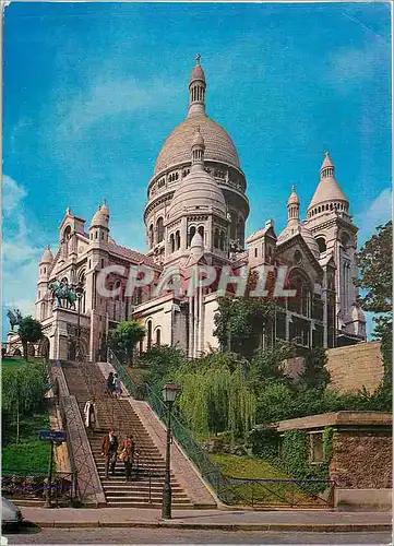 Cartes postales moderne Paris Sacre Coeur