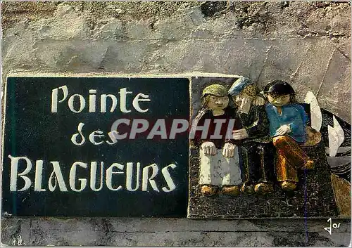 Cartes postales moderne Larmor Plage Plaque de Rue