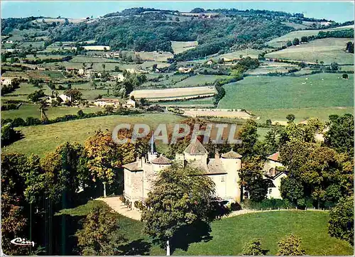 Cartes postales Saint Point (S et L) Chateau de Lamartine Vue Aerienne Souvenirs de Lamartine
