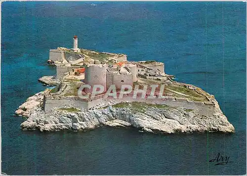 Cartes postales Marseille Vue Aerienne sur le Chateau d'If