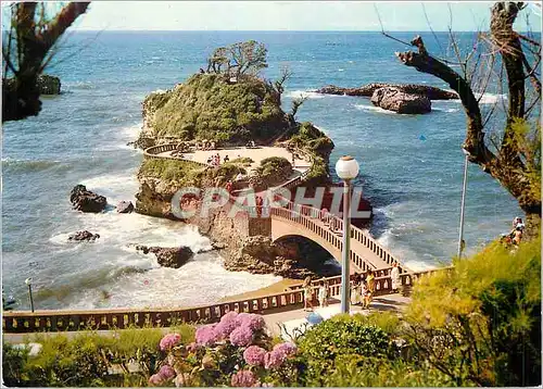 Cartes postales Biarritz le Rocher du Basta