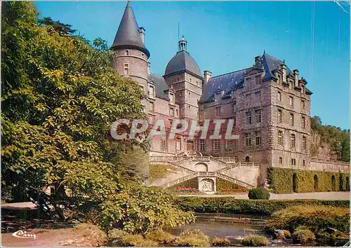 Ansichtskarte AK Vizille (Isere) le Chateau et l'Escalier Monumental Vus de la Piece d'Eau