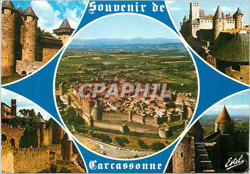 Cartes postales moderne Cite de Carcassonne (Aude) l'Entree du Chateau Comtal