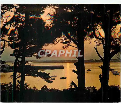 Cartes postales moderne Au Loin Brillante Encore par sa Barre d'Ecume