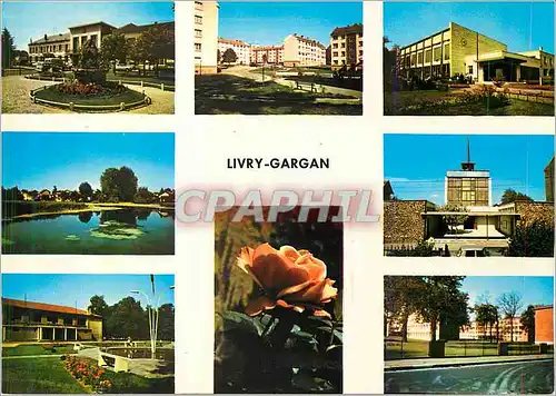 Moderne Karte Livry Gargan Images de France Divers Aspects de la Ville