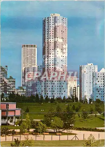 Moderne Karte Nanterre (Hauts de Seine) Images de France Le Parc et les Immeubles Rue Pablo Picasso