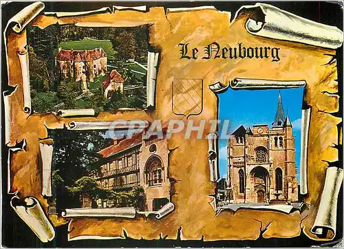 Cartes postales moderne Le Neubourg (Eure) Chateau d'Harcourt Le Vieux Chateau Eglise St Paul