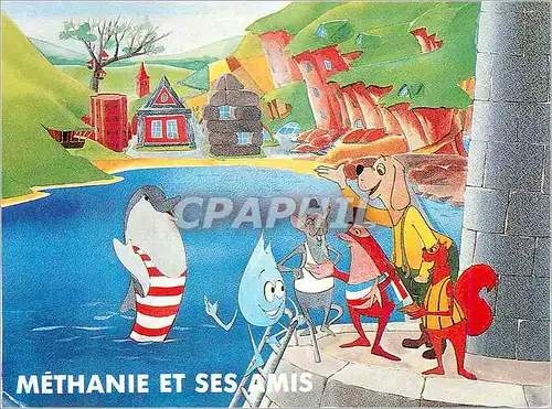 Cartes postales moderne Methanie et ses Amis