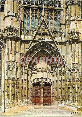Moderne Karte Beauvais (Oise) Portail sud de la Cathedrale St Pierre