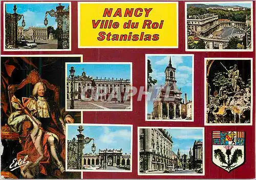 Cartes postales moderne Nancy (Meurthe et Moselle) Ville du Roi Stanislas