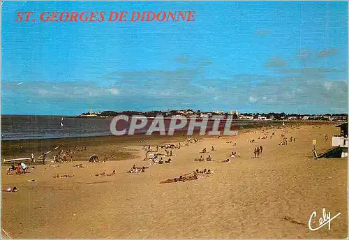 Moderne Karte St Georges de Didonne La Grand Plage